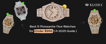 Best 5 Moissanite Nice Watches for Under $999 (A 2025 Guide)