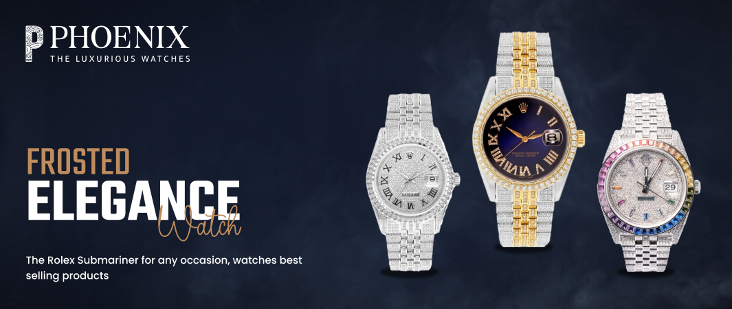 Buy Masterpiece On Your Wrist: Hand-Fitted Moissanite Rolex Watches