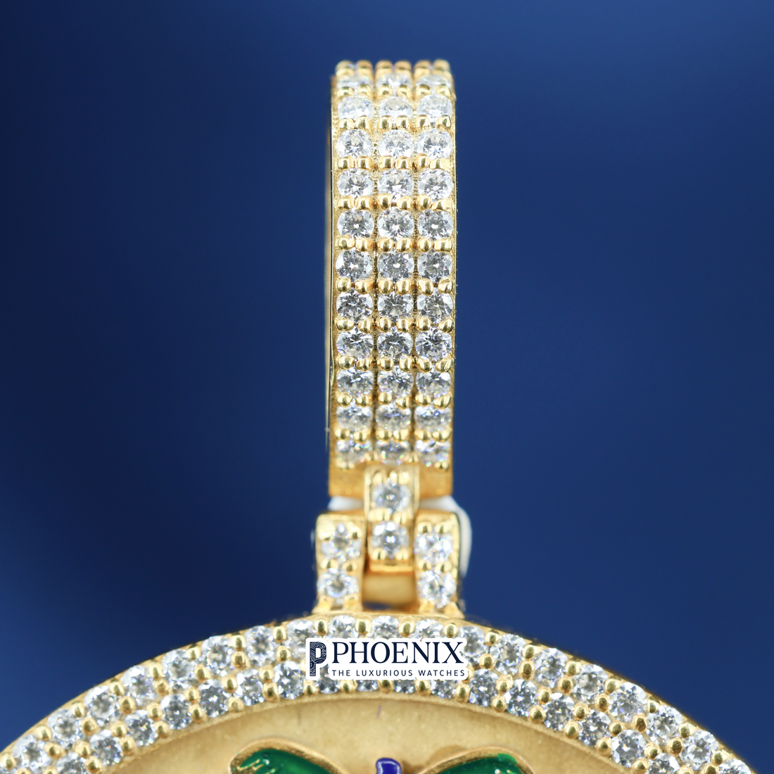 Custom Two-Tone Nature Pendant – 925 Silver & Gold