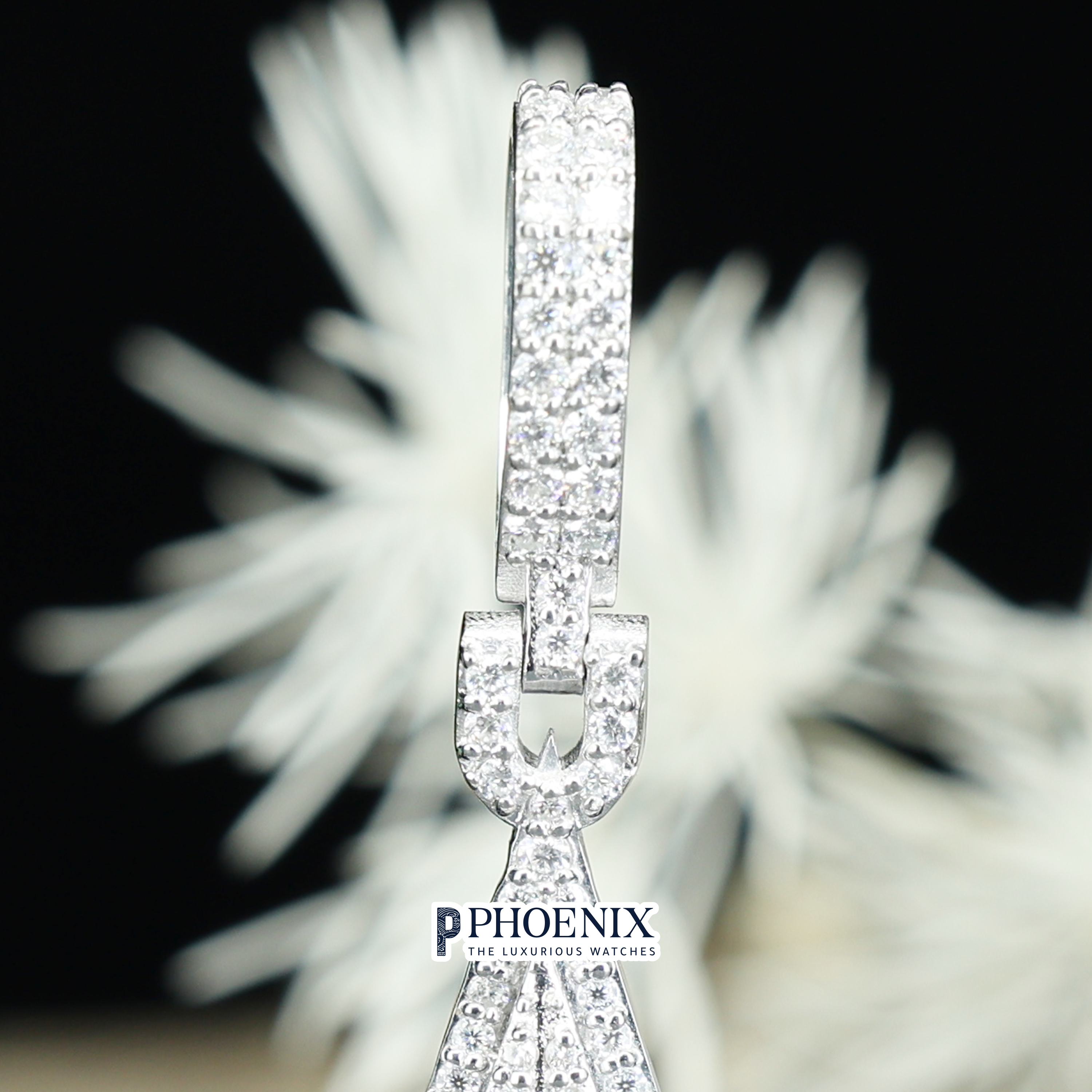 Custom VVS Personalized STAR B Pendant - Solid Sterling 925 Silver Bling Moissanite Diamonds